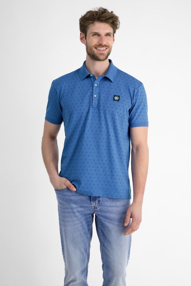 POLOSHIRT MET MINIMALISTISCHE PRINT 2563270 435